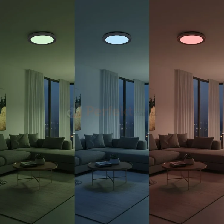 Plafon Melo 36W 3600lm RGB+CCT 180° IP20 Ø390 biały perfekt market olsztyn