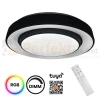 Plafon Naomi Smart 24W 1680lm RGB+CCT IP20 Ø380 czarno-biały pilot + WiFi Tuya perfekt market olsztyn