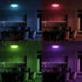 Plafon Naomi Smart 24W 1680lm RGB+CCT IP20 Ø380 czarno-biały pilot + WiFi Tuya perfekt market olsztyn