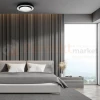Plafon Naomi Smart 24W 1680lm RGB+CCT IP20 Ø380 czarno-biały pilot + WiFi Tuya perfekt market olsztyn