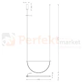 Lampa wisząca VICTORIA 29W 2179lm 3000K czarna P0686 Maxlight perfekt market olsztyn
