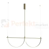 Lampa wisząca VICTORIA 40W 2770lm 3000K złota P0689 Maxlight perfekt market olsztyn