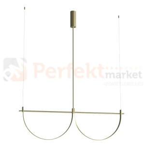 Lampa wisząca VICTORIA 40W 2770lm 3000K złota P0689 Maxlight