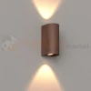 Kinkiet zewnętrzny elewacyjny Badia 12W 331lm 3000K IP65 corten W0470 MaxLight perfekt market olsztyn