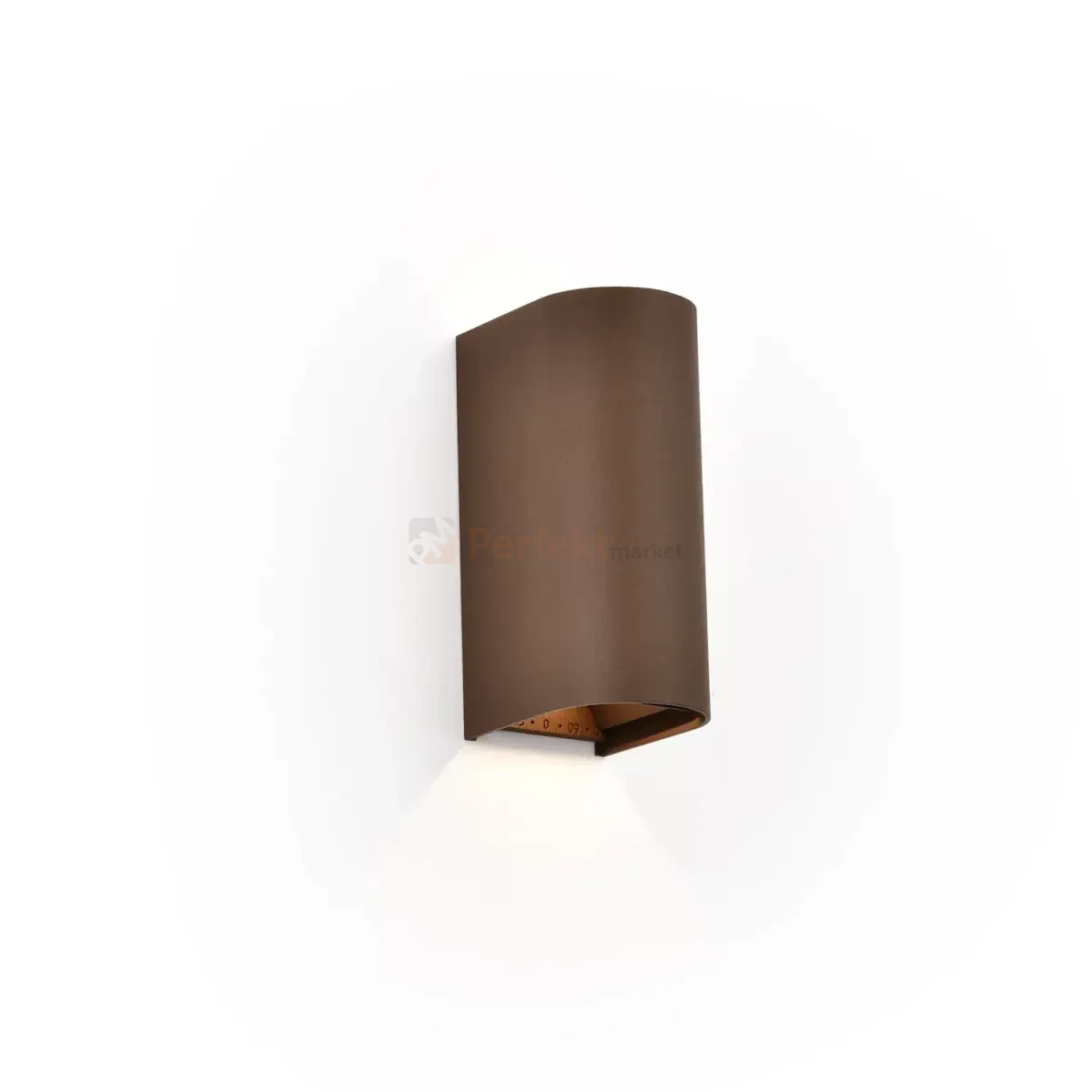 Kinkiet zewnętrzny elewacyjny Badia 12W 331lm 3000K IP65 corten W0470 MaxLight perfekt market olsztyn
