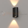 Kinkiet zewnętrzny elewacyjny Badia 12W 331lm 3000K IP65 czarny W0469 MaxLight perfekt market olsztyn