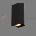 Kinkiet zewnętrzny elewacyjny Badia 12W 331lm 3000K IP65 czarny W0469 MaxLight perfekt market olsztyn