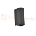 Kinkiet zewnętrzny elewacyjny Badia 12W 331lm 3000K IP65 czarny W0469 MaxLight perfekt market olsztyn