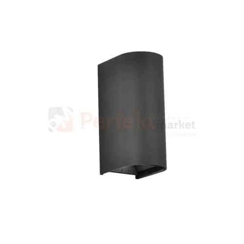 Kinkiet zewnętrzny elewacyjny Badia 12W 331lm 3000K IP65 czarny W0469 MaxLight perfekt market olsztyn