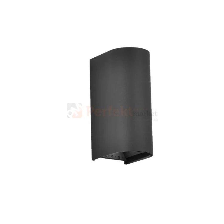 Kinkiet zewnętrzny elewacyjny Badia 12W 331lm 3000K IP65 czarny W0469 MaxLight perfekt market olsztyn