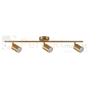 Oprawa sufitowa spot listwa 75cm GOLDI 3xGU10 złota