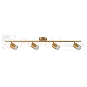 Oprawa sufitowa spot listwa 90cm GOLDI 4xGU10 złota