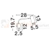 Kinkiet LED z wyłącznikiem czarny GRAUS Luces Exclusivas LE46054 perfektmarket 2.webp