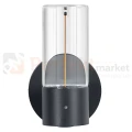 Kinkiet zewnętrzny z czujnikiem zmierzchu Endura Decor Filament 6,5W 470lm 3000K IP54 ciemny szary Osram perfekt market olsztyn