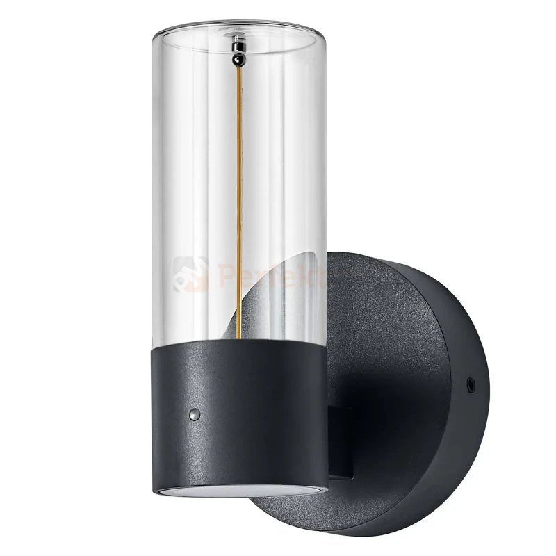 Kinkiet zewnętrzny z czujnikiem zmierzchu Endura® Decor Filament 6,5W 470lm 3000K IP54 ciemny szary Osram