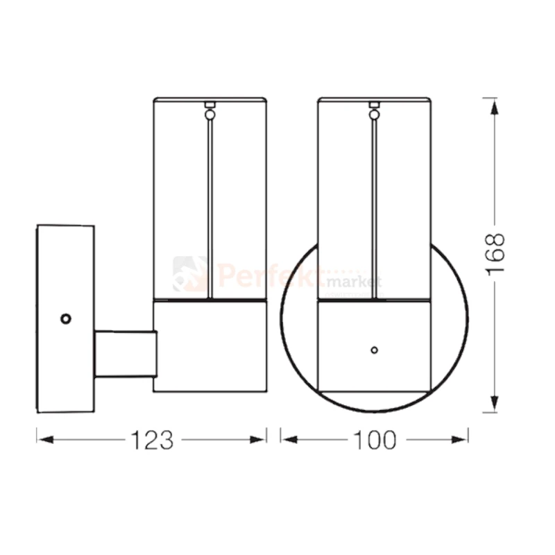 Kinkiet zewnętrzny z czujnikiem zmierzchu Endura® Decor Filament 6,5W 470lm 3000K IP54 ciemny szary Osram