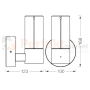 Kinkiet zewnętrzny z czujnikiem zmierzchu Endura Decor Filament 6,5W 470lm 3000K IP54 ciemny szary Osram perfekt market olsztyn