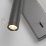 kinkiet led regulowany reflektor z wyłącznikiem CALI szary perfektmarket.webp