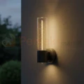 Kinkiet zewnętrzny z czujnikiem zmierzchu Endura® Decor Filament 8W 600lm 3000K IP54 ciemny szary Osram perfekt market olsztyn
