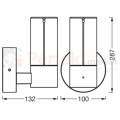 Kinkiet zewnętrzny z czujnikiem zmierzchu Endura® Decor Filament 8W 600lm 3000K IP54 ciemny szary Osram perfekt market olsztyn