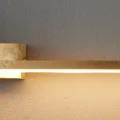 Lampa ścienna kinkiet ze złotą figurą AMICI LED 31 cm złoty perfektmarket (2).webp