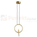 Lampa wisząca AMICI 27cm złoty ring z złotą figurą 3000K perfektmarket (10).webp