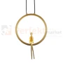 Lampa wisząca AMICI 27cm złoty ring z złotą figurą 3000K perfektmarket (8).webp