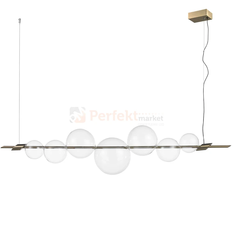 Lampa wisząca AMORE złota szklane kule bąbelki 3000K perfektmarket (4).webp
