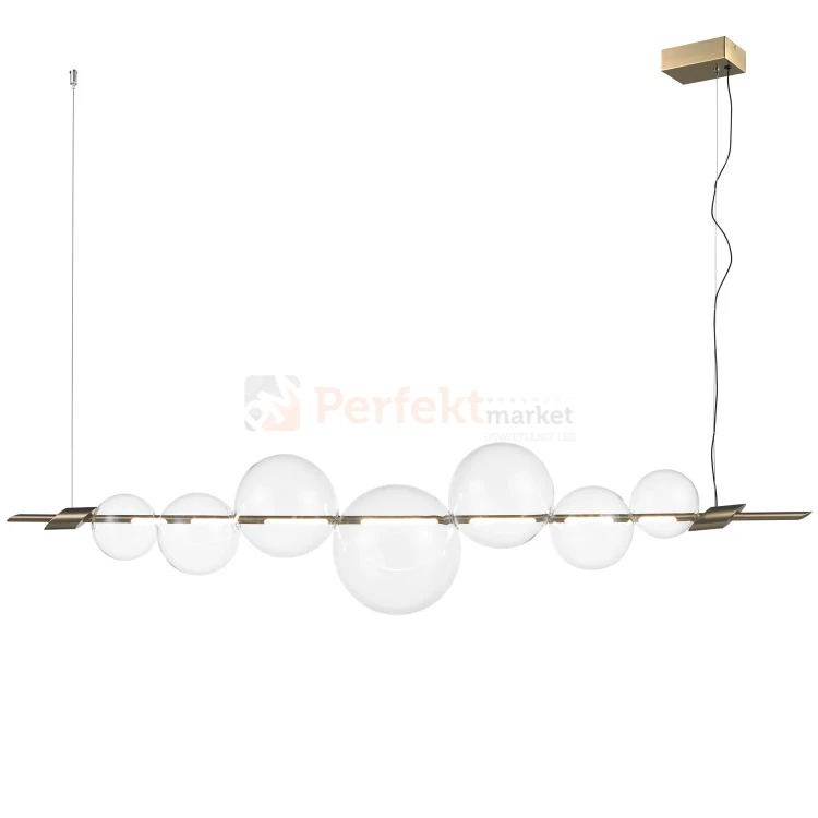 Lampa wisząca AMORE złota szklane kule bąbelki 3000K perfektmarket (2).webp