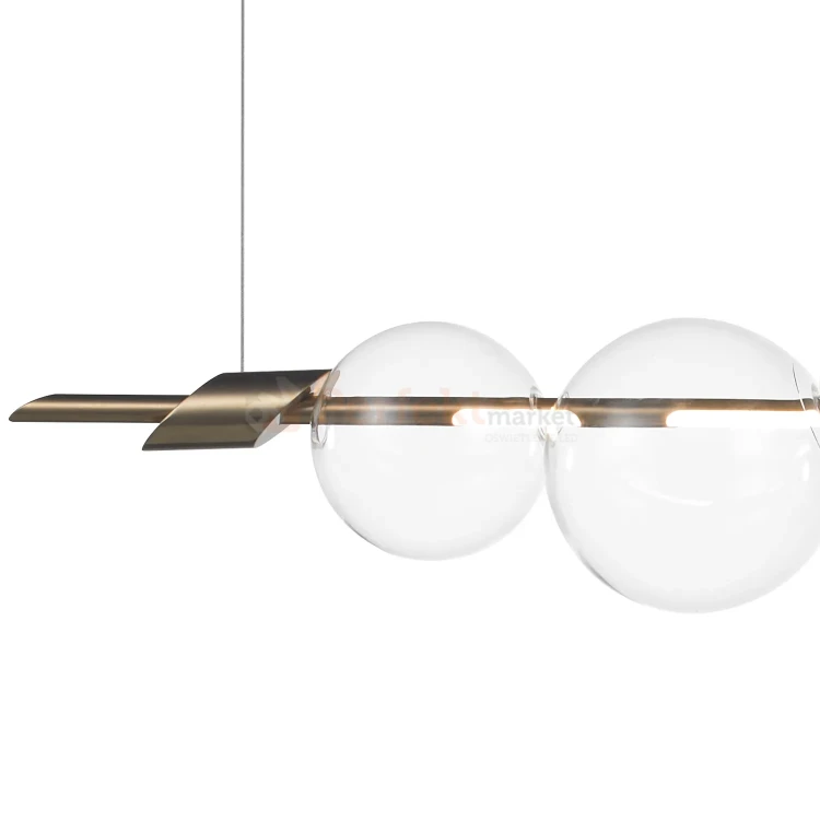 Lampa wisząca AMORE złota szklane kule bąbelki 3000K perfektmarket (1).webp