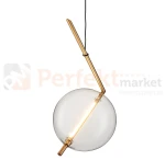 Lampa wisząca AMORE złota szklana kula 24cm 3000K perfektmarket (5).webp
