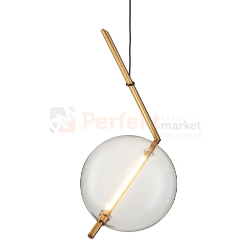 Lampa wisząca AMORE złota szklana kula 24cm 3000K perfektmarket (5).webp