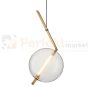 Lampa wisząca AMORE złota szklana kula 24cm 3000K perfektmarket (5).webp