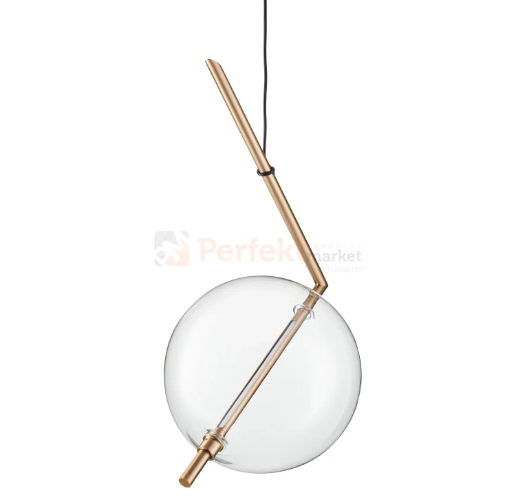 Lampa wisząca AMORE złota szklana kula 24cm 3000K perfektmarket (6).webp