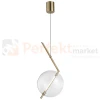 Lampa wisząca AMORE złota szklana kula 24cm 3000K perfektmarket (1).webp
