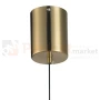 Lampa wisząca AMORE złota szklana kula 24cm 3000K perfektmarket (3).webp
