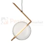 Lampa wisząca AMORE złota szklana kula 24cm 3000K perfektmarket (4).webp