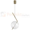 Lampa wisząca AMORE złota szklana kula 24cm 3000K perfektmarket.webp