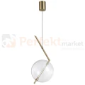 Lampa wisząca AMORE złota szklana kula 24cm 3000K perfektmarket.webp
