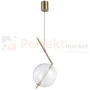 Lampa wisząca AMORE złota szklana kula 24cm 3000K perfektmarket.webp