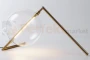 Lampa stołowa AMORE złota szklana kula 25cm 3000K perfektmarket (1).webp