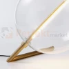 Lampa stołowa AMORE złota szklana kula 25cm 3000K perfektmarket.webp