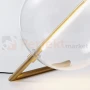 Lampa stołowa AMORE złota szklana kula 25cm 3000K perfektmarket.webp