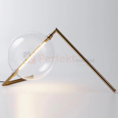Lampa stołowa AMORE złota szklana kula 25cm 3000K perfektmarket 2.webp