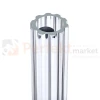 Nowoczesny kinkiet LED tuba szklana ryflowany 40cm 3000K perfektmarket (8).webp
