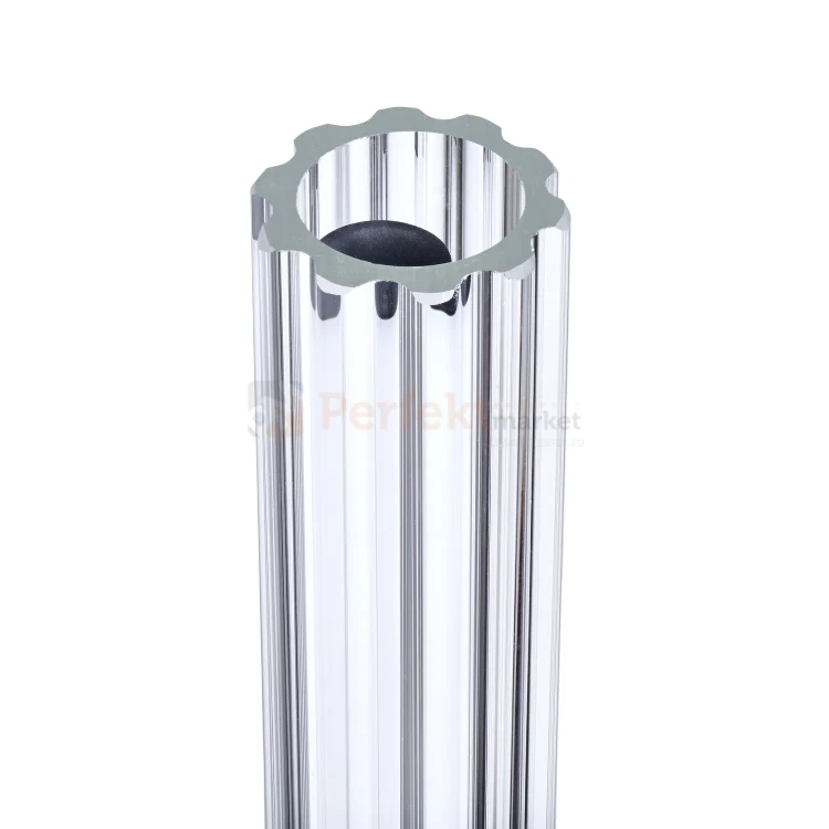 Nowoczesny kinkiet LED tuba szklana ryflowany 40cm 3000K perfektmarket (8).webp