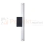 Nowoczesny kinkiet LED tuba szklana ryflowany 40cm 3000K perfektmarket (6).webp
