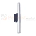 Nowoczesny kinkiet LED tuba szklana ryflowany 40cm 3000K perfektmarket (3).webp