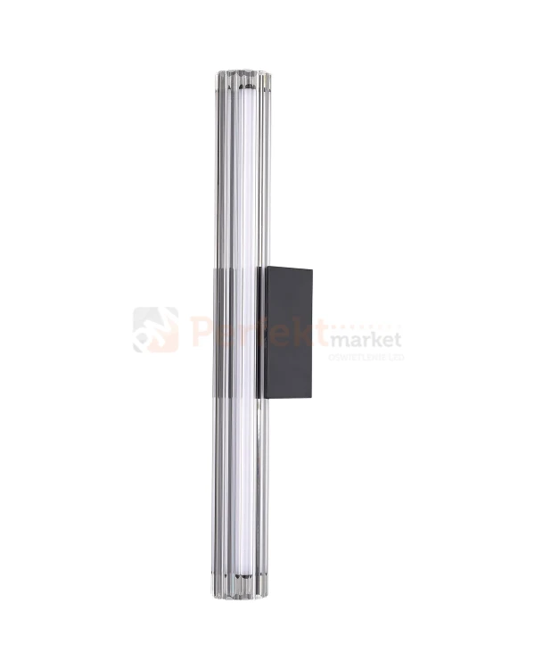 Nowoczesny kinkiet LED tuba szklana ryflowany 50cm 3000K perfektmarket (5).webp