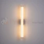 Nowoczesny kinkiet LED tuba szklana ryflowany 50cm 3000K perfektmarket.webp